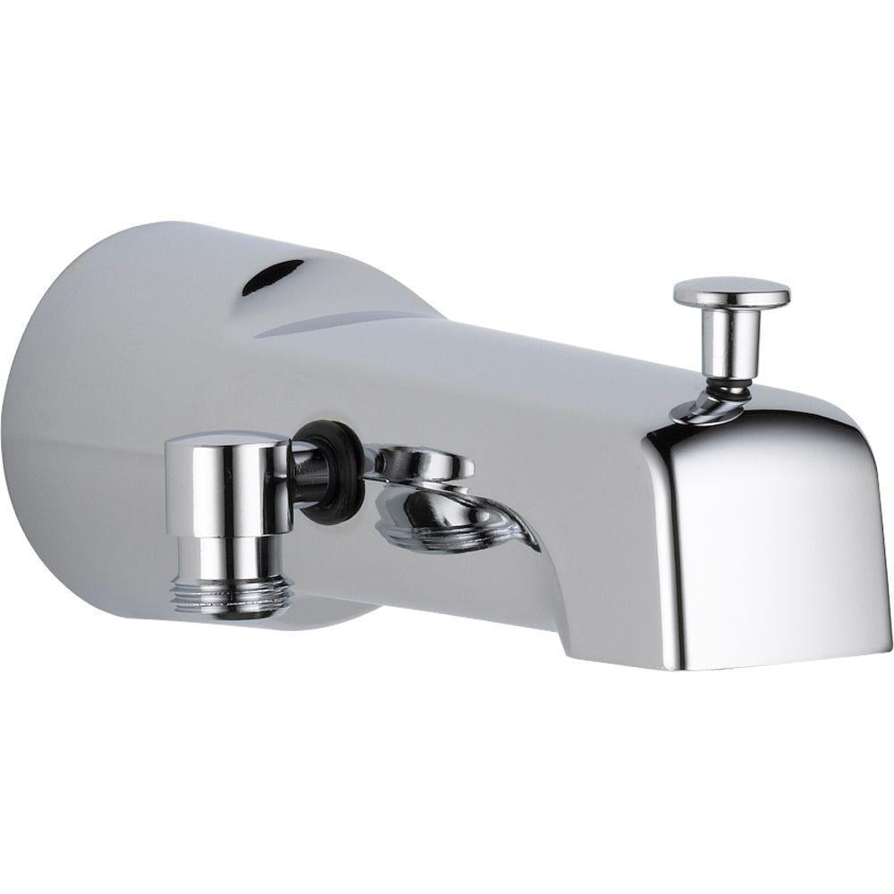 Delta 6 1 2 Diverter Tub Spout With Hand Shower Connection Available In Various Colors