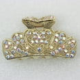 thumbnail image 4 of Faship Sparkling AB Rhinestone Crystal Floral Hair Claw Clips, 4 of 6
