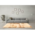 thumbnail image 3 of Ahgly Company Indoor Rectangle Abstract Orange Modern Area Rugs, 2' x 3', 3 of 4