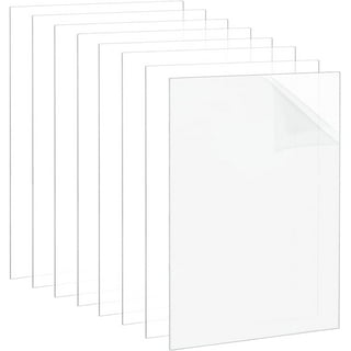 uxcell 0.1mm Thick A4 Size Clear PVC Sheet 297mm x 210mm Transparent Rigid  Plastic Sheet,Office,DIY Cutting,50pcs