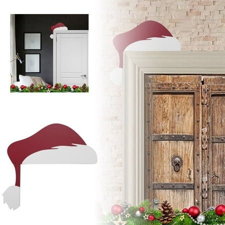 

Acrylic Chandelier Shade Wedding Cake Ornament Stain Glass Panel Acrylic Beads Garland Christmas Decorations Party I SAW THAT Christmas Santa Snowman Hat Door Corner Decoration Christmas