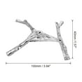 thumbnail image 2 of Uxcell Crystal Ball Stand, Sphere Display Stand Photography Props for 30 to 40mm Crystal Balls Tree Tripod, Silver, 2 of 5