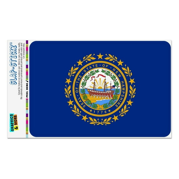 New Hampshire State Flag Home Business Office Sign