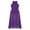 Purple, variant on IEFIEL Girls Mock Neck Lyrical Dance Dress Juniors Cutout Back Gymnastics Leotard Teens Sheer Mesh Praise Dance Costume Blue 8