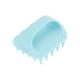 thumbnail image 1 of Cepillo de champú para cabello cuadrado único de 1 pieza para masaje en la cabeza 3.35"x2.76"x2.44" azul, 1 of 6