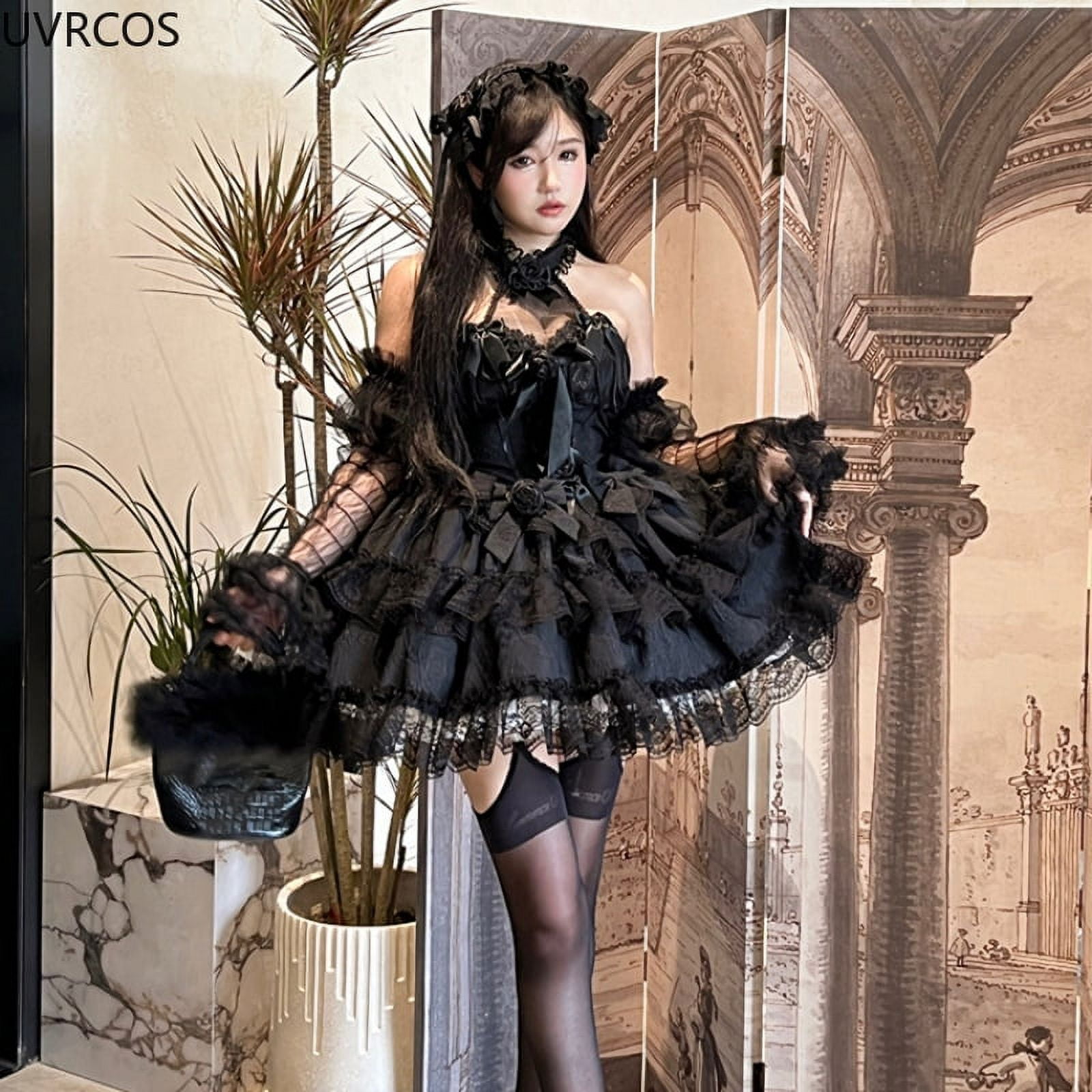 【中古】 Brillantes Lolita Victorian Gothic Lolita Dress Women Japanese Harajuku Y2k