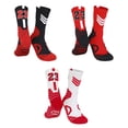 thumbnail image 1 of Calcetines de baloncesto, paquete de 3 calcetines deportivos acolchados para hombres y mujeres Adepaton BST2002821-1, 1 of 5