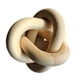 thumbnail image 1 of Cadena de madera de 3 eslabones con nudos de madera, decoración para estantes del hogar, tallada a mano, estilo bohemio., 1 of 9
