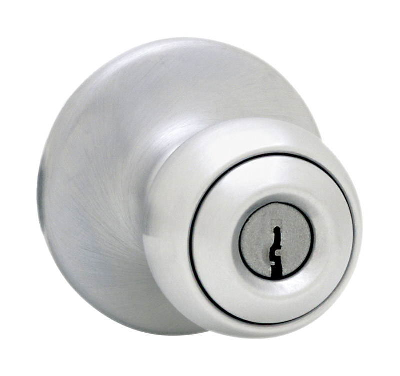 Kwikset Ives Ball and Loop Door Guard Nob