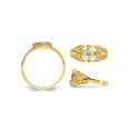 thumbnail image 2 of 14K Yellow Gold Star of David Ring, 2 of 5