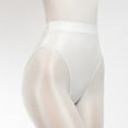 thumbnail image 4 of Women'S Panties Super Thin Shiny Transparent High Waisted Briefs Sexy And Smooth,White Women'S Nylon Underwear XL, 4 of 5