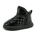 thumbnail image 1 of Boys Girls Snow Booties Ankle Boots Winter Shoes Faux Fur Lined Waterproof, 1 of 8