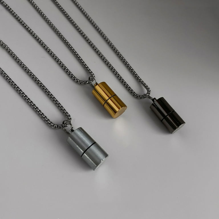 Bullet lighter deals necklace