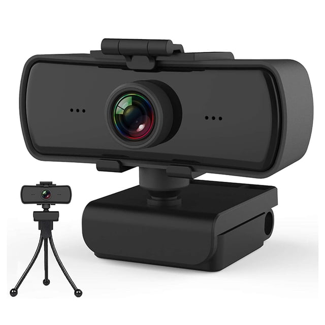 Cámara web 1080P hasta 2K, cámara web HD con micrófono y cubierta de privacidad, cámara USB para computadora, cámara web gran angular, Plug and Play, para Zoom/Teams/OBS, conferencias y videollamadas Adepaton 2035587