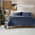 thumbnail image 2 of Mainstays Quilts Blue Solid Print, Polyester, Quilted, Full/Queen - Hypoallergenic, 2 of 8