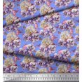 thumbnail image 3 of Soimoi Rayon Fabric Insect,Pansy & Yellow Flower Floral Print Fabric by the Yard 56 Inch Wide, 3 of 3