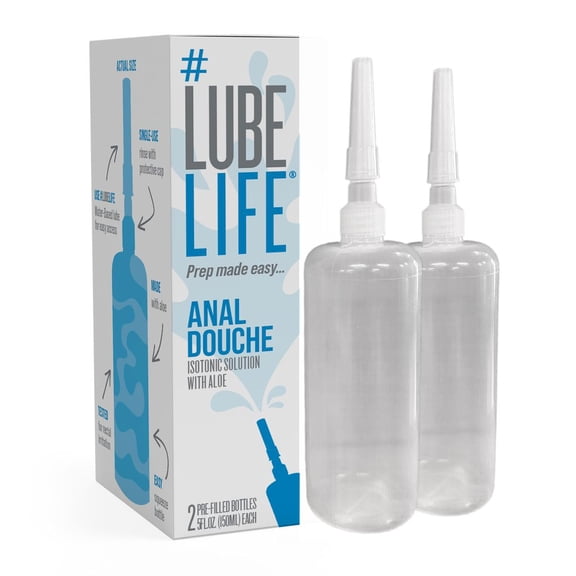 LUBELIFE Anal Douche Isotonic Solution with Aloe