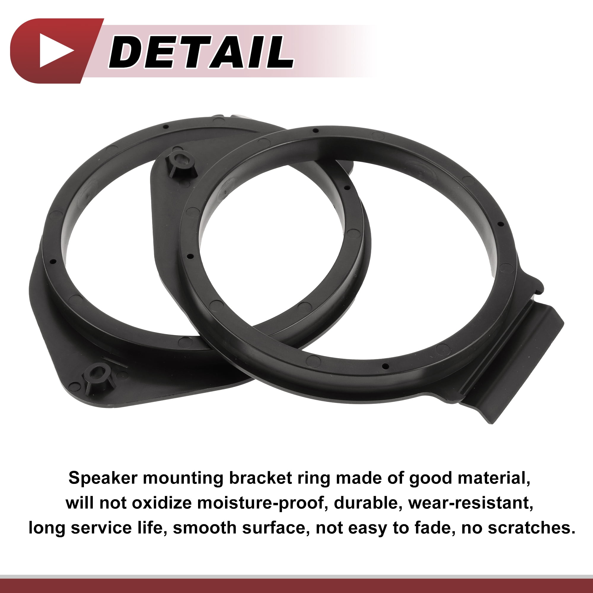Unique Bargains 2Pcs Speaker for Spacer Ring for Chevrolet Avalanche for 2007-2020