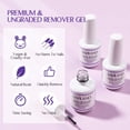thumbnail image 6 of Saviland 3Pcs Gel Nail Polish Remover, Professional Soak Off Gel Nail Polish Remover Within 3-6 Minutes Quick & Easy, 6 of 7