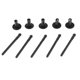 thumbnail image 3 of 200 X Clips Del Cuerpo Del Auto Remaches Ciegos Clip Flare Rocker Molding Clip Parachoques Shield Clip De Retención Nylon Negro Para BMW Macarena Fender Flare Rivet, 3 of 7