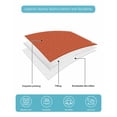 thumbnail image 5 of Quilts Twin Size Bedding Set, Coastal Coral Lightweight Quilted Comforter, Orange White Ocean Marine Nautical Beach Soft Reversible Bedspread Coverlet with Pillow Covers for All Season, 68" x 86", 5 of 7