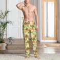 thumbnail image 5 of Mens Pajama Pants - Soft Sleep & Lounge Pants for Men, Palm tree_AO Cuteness Casual PJ Bottoms Pants with Pockets, 5 of 5