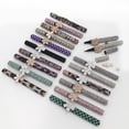 thumbnail image 5 of Pegamento superadhesivo para delineador de ojos, pluma de diamante, flor, negro, larga duración （black with flower 6, 5 of 5