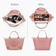 thumbnail image 3 of Bolso de mano interno para Longchamp, bolsa organizadora con inserto de fieltro, 3 of 5