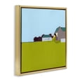 thumbnail image 4 of Spring Morning Farm Land Gold Framed Floater Canvas Wall Art, design by Ruth LaGue, 4 of 10
