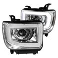 thumbnail image 1 of 14-15 GMC Sierra Projector Headlights - Chrome, 1 of 1