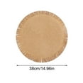 thumbnail image 3 of Leodye Round Placemats Set of 1, Cotton Rope Woven Table Mats, Hot Pads for Kitchen, Non Slip Heat Resistant Place Mats, 15Inches Braided Placemat for Farmhouse Decor and Kitchen Table Decor, 3 of 5