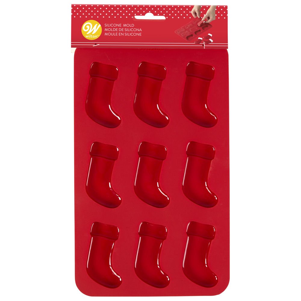 Silicone Christmas Stocking Mold 8 Cavity Candy Treat Wilton Walmart