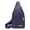 Blue, variant on Qholemyo Backpack Crossbody Bags Sling Chest Bag With Earphone Hole For Hiking Camping Outdoor