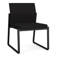 thumbnail image 1 of Fauteuil d'Appoint Sans Accoudoirs pour Réception et Salle d'Attente Gansett / Acier Noir / Noir, 1 of 5