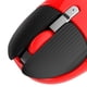 thumbnail image 3 of Ratón inalámbrico para portátil ratón inalámbrico USB ratón óptico inalámbrico para ordenador, 4 botones, 1600 PPP - Rojo 2,4G inalámbrico Red inalámbrica 2.4G Soledad Ratón óptico inalámbrico, 3 of 9