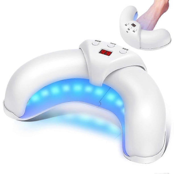 Nail Fungus Laser Treatment Device for Multiple Toenail, Home Use 905nm Infrared Light + 470nm Blue Light Nail Lamp Professional Nail Dryer