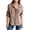 Womens Summer Top - A01 Brown, variant on Women's Heart Print Denim Shirt Long Sleeve Button Down Blouse Casual Collared Top Cute Love Pattern Jacket Spring Summer Fashion Wear