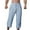 Sky Blue, variant on Men's Capri Pants Casual Slim Fit Capris Elastic Waist Gym Workout Athletic Pants with Pockets