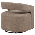 thumbnail image 4 of Westhill Boucle Upholstered Swivel Accent Chair Rocky Road, 4 of 11