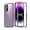 Purple, variant on Compatible with Samsung Galaxy A34 5G Case with Built-in Privacy Glass Screen Protector, Ultra Slim Samsung A34 5G Phone Case Clear for Women Men Shockproof Protective Cover (Purple)