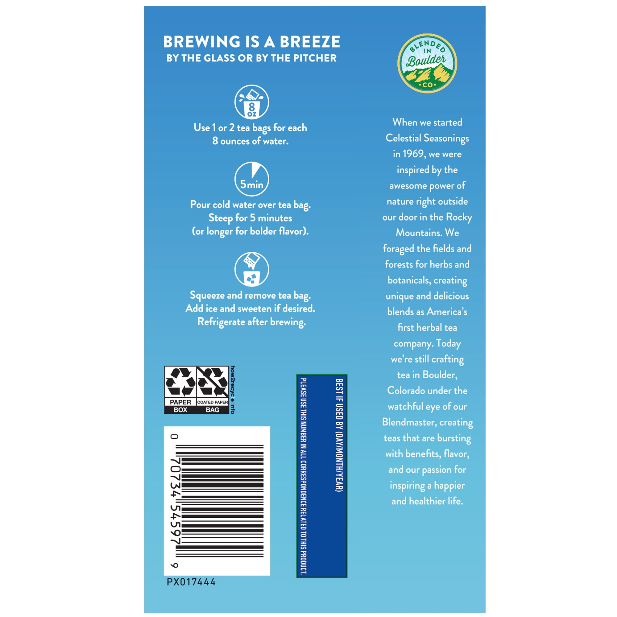 (2 pack) Celestial Seasonings Cold Brew Sweetened with Lemon Black Iced Tea, 18 Ct Tea Bags