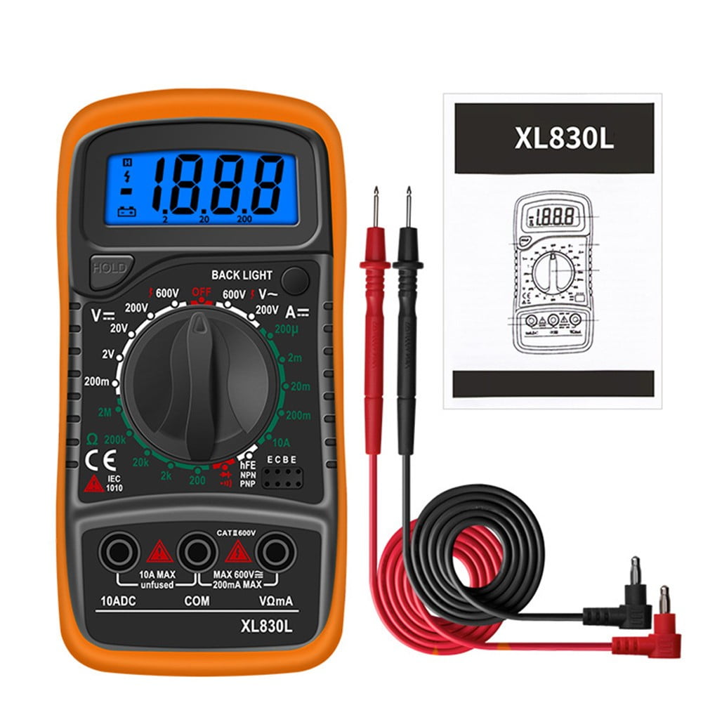XL830L Digital Voltage,Current Ohm Multimeter 