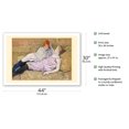 thumbnail image 2 of The Sofa - From an Original Color Painting by Henri de Toulouse–Lautrec c.1894 - Fine Art Matte Paper Print (Unframed) 30x44in, 2 of 4
