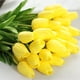 thumbnail image 5 of Ramo de tulipanes artificiales de imitación, flores decorativas de tacto real para el hogar, jardín, boda, fiesta y comunión., 5 of 7