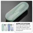 thumbnail image 2 of CIMAXIC 2 Sets Children Spoons and Forks Children Flatware Sets Cartoon Tableware Kits,5.51"X1.97"X1.18", 2 of 5