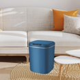 thumbnail image 1 of Caja de almacenamiento de basura inteligente de plástico de inducción automática de interior, contenedor de basura duradero, contenedor de basura para Azul 18 l Macarena Bote de basura sensor inteligente, 1 of 7