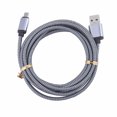 thumbnail image 1 of 2M / 6FT Micro USB Fast Charger Data Sync Cable Cord (Silver), 1 of 1
