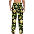 thumbnail image 7 of Salouo Avocado Toast Print Pajama Pants for Men, Lounge Pants Elastic Waistband Casual Men's sleepwear Loungewear Sleep Pajama Pant -Large, 7 of 7