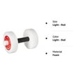 thumbnail image 2 of THERABAND Light Aqua Dumbbells, Red, Pack of 2, 2 of 5