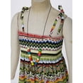 thumbnail image 5 of iEFiEL Rainbow Color Summer Girls Bohemian Dresses Floral Stretchy Beach Suspender Dress Green 150, 5 of 7